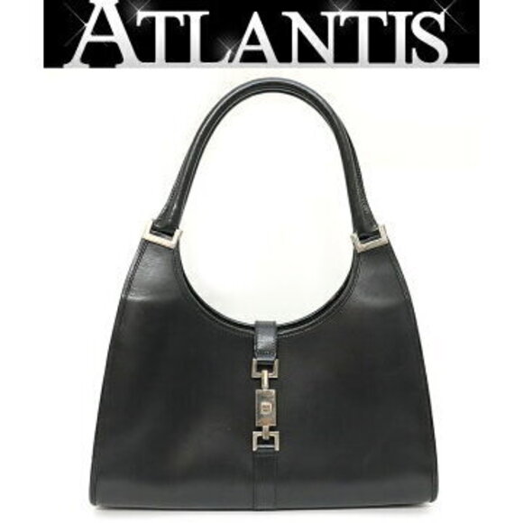 Gucci handbag black leather Jackie - Picture 2 of 6